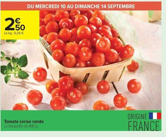 Tomate cerise ronde