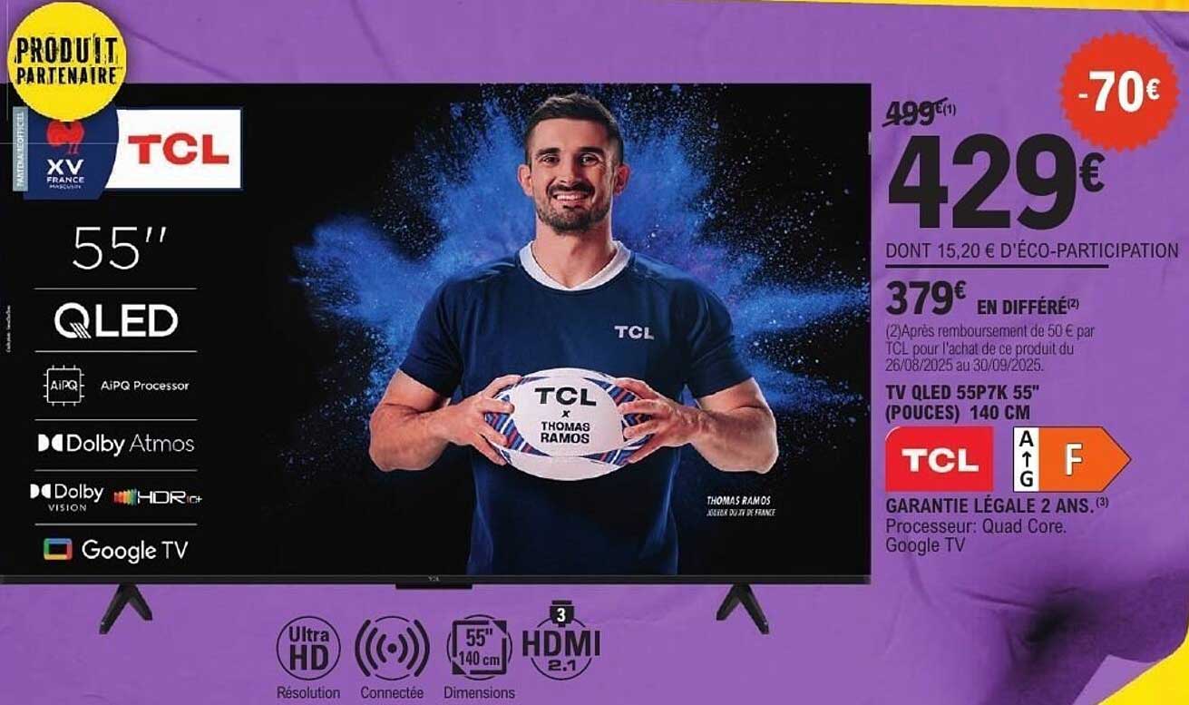 TV QLED 55P7K 55" (POUCES) 140 CM