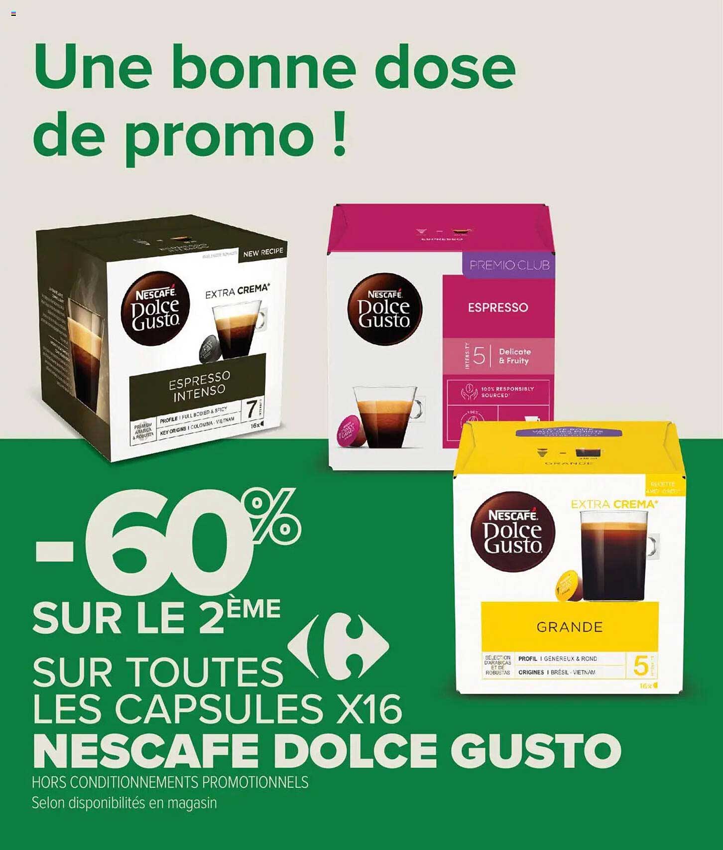 Une bonne dose de promo !
