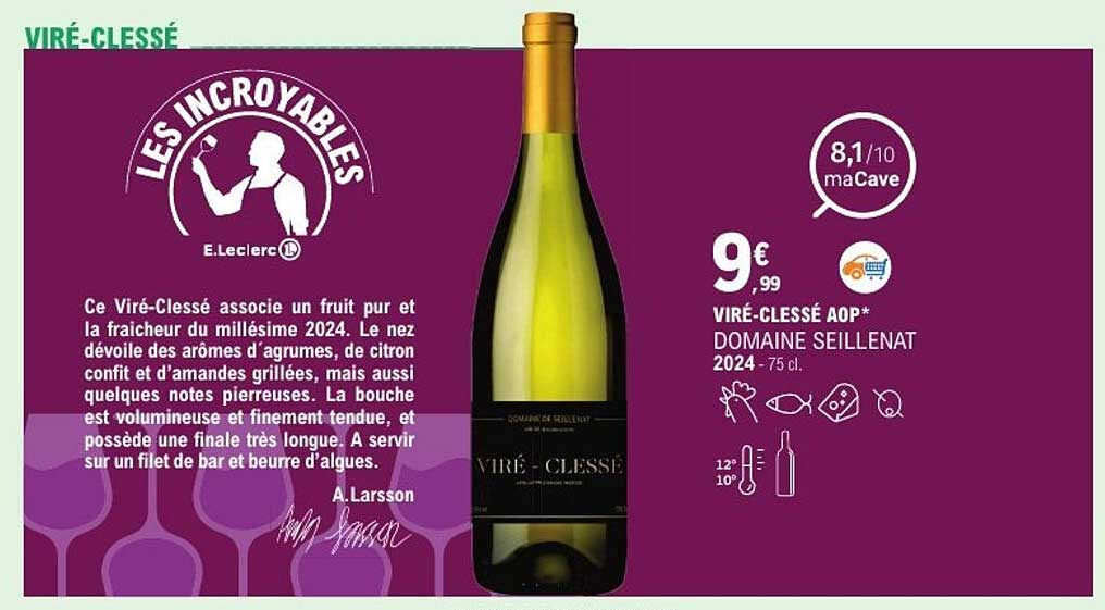 VIRÉ-CLESSÉ AOP* DOMAINE SEILLENAT 2024