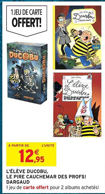 1 JEU DE CARTE OFFERT!