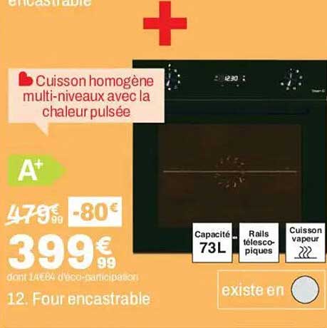 12. Four encastrable