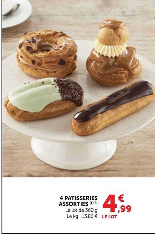 4 PATISSERIES ASSORTIES (1)(B)