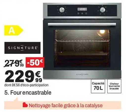 5. Four encastrable