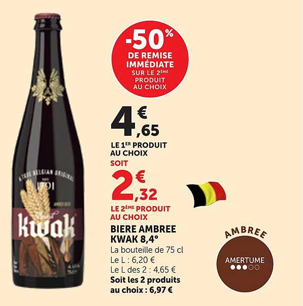 -50% DE REMISE IMMÉDIATE SUR LE 2ÈME PRODUIT AU CHOIX
