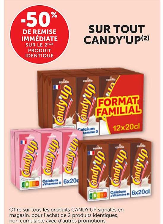 -50% DE REMISE IMMÉDIATE SUR LE 2ÈME PRODUIT IDENTIQUE
