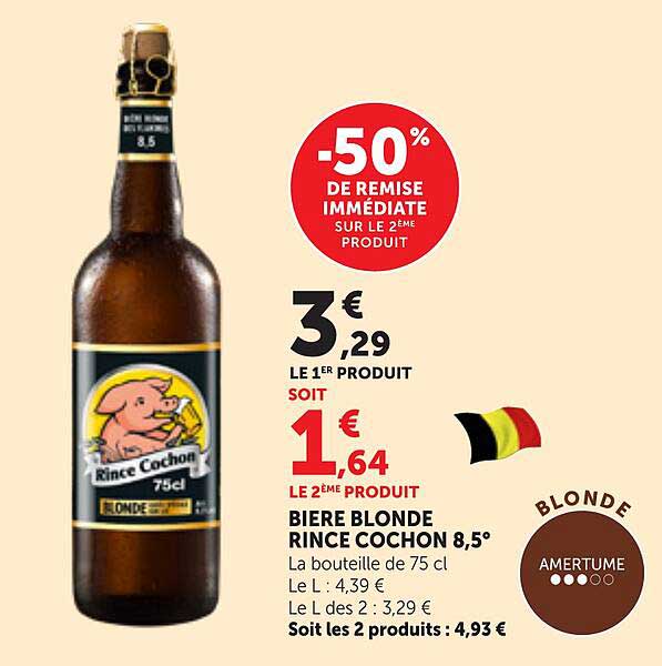 -50% DE REMISE IMMÉDIATE SUR LE 2ÈME PRODUIT