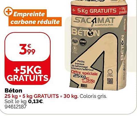+ 5KG GRATUITS