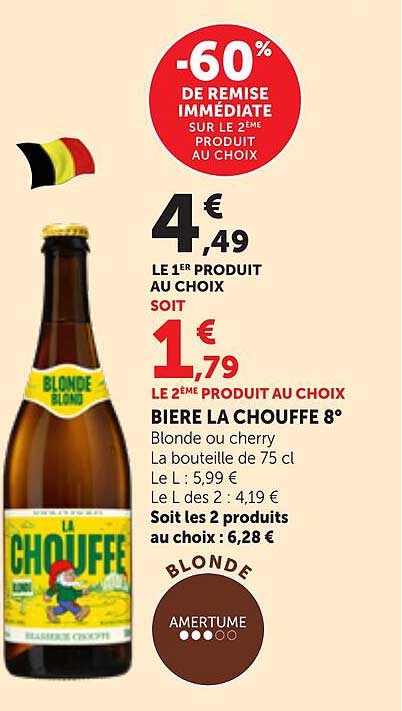 -60% DE REMISE IMMÉDIATE SUR LE 2ÈME PRODUIT AU CHOIX