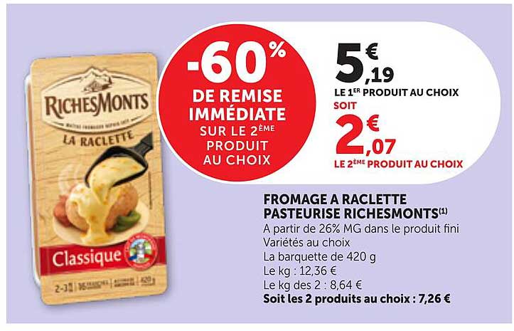 -60% DE REMISE IMMEDIATE SUR LE 2EME PRODUIT AU CHOIX