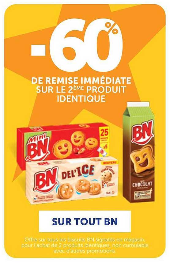 -60% DE REMISE IMMÉDIATE SUR LE 2ÈME PRODUIT IDENTIQUE