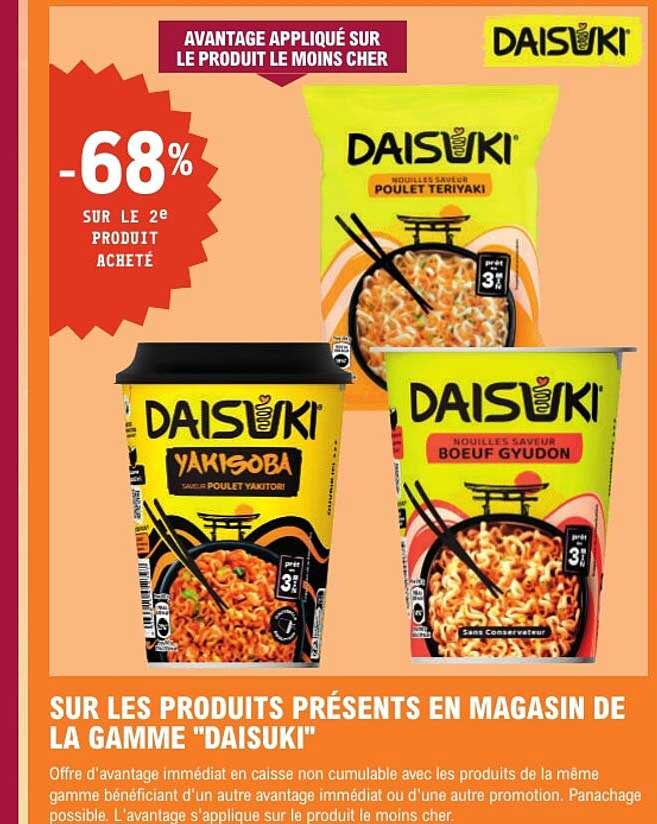 -68% SUR LE 2e PRODUIT ACHETÉ