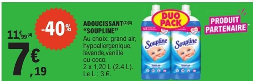 ADOUCISSANT "SOUPLINE"