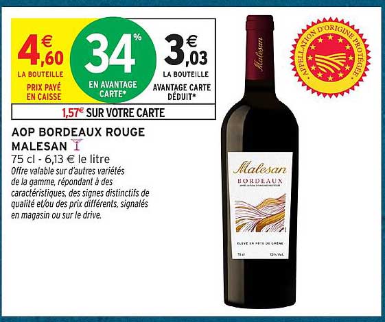 AOP BORDEAUX ROUGE MALESAN