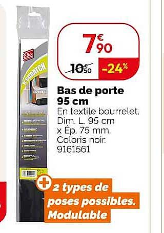 Bas de porte 95 cm