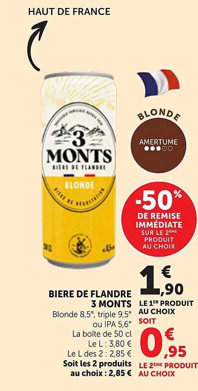 BIERE DE FLANDRE 3 MONTS