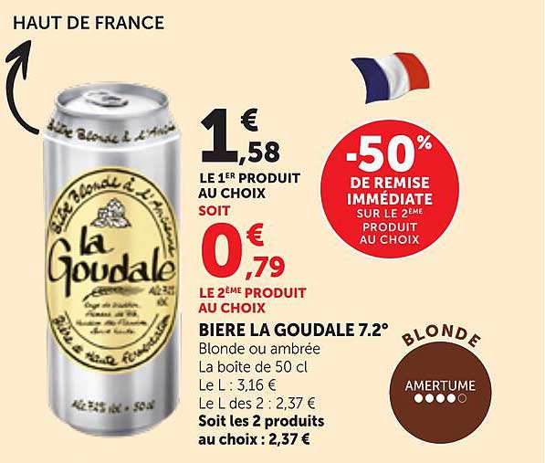 BIERE LA GOUDALE 7.2°