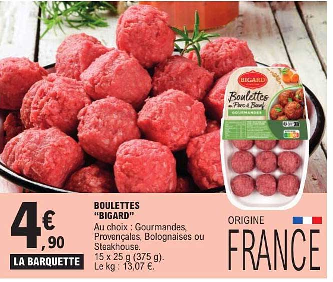 BOULETTES “BIGARD”