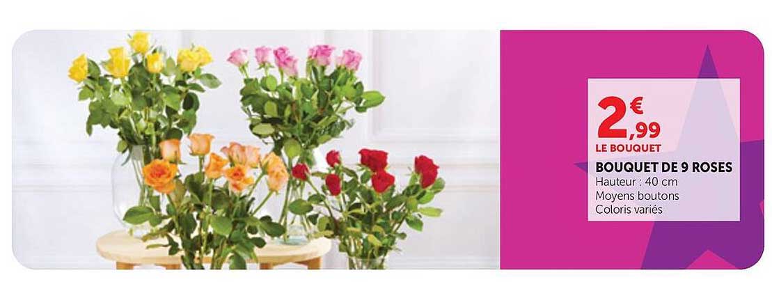 BOUQUET DE 9 ROSES