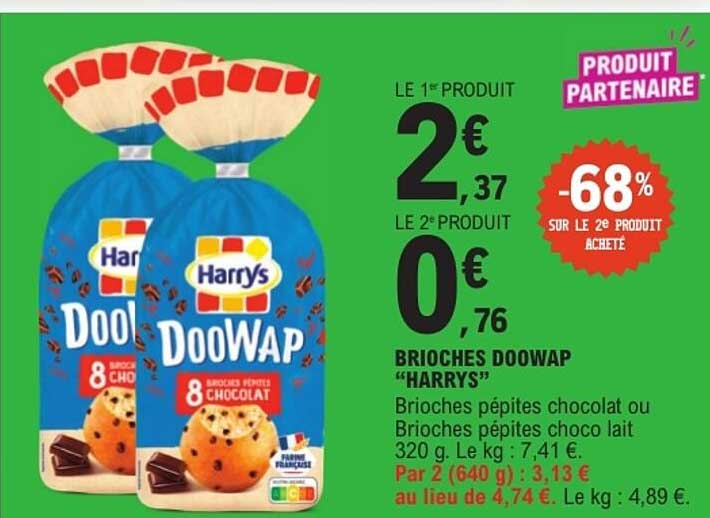 BRIOCHES DOOWAP "HARRYS"
