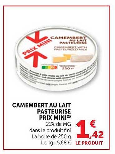 CAMEMBERT AU LAIT PASTEURISE PRIX MINI(2)