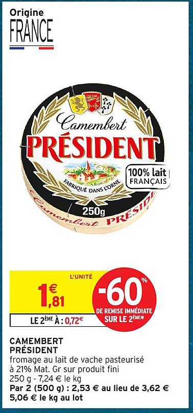 Camembert Président