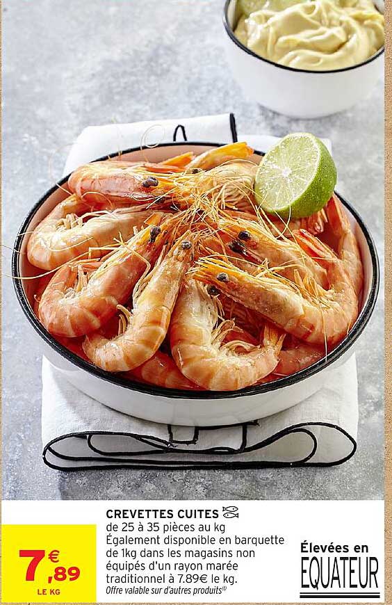 CREVETTES CUITES