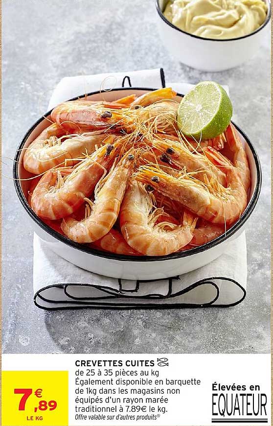 CREVETTES CUITES
