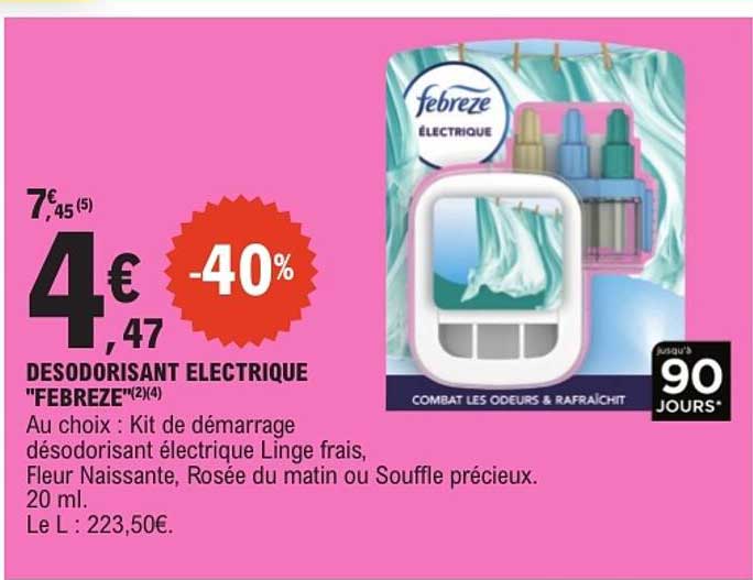 DESODORISANT ELECTRIQUE "FEBREZE"