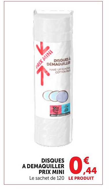 DISQUES A DEMAQUILLER PRIX MINI