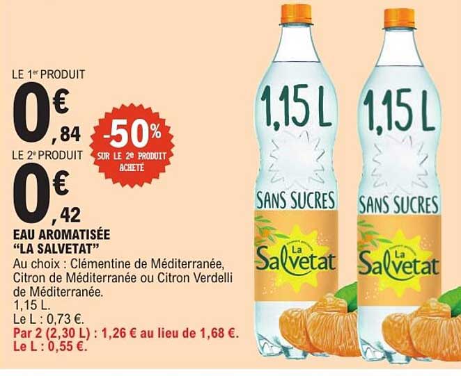 EAU AROMATISÉE “LA SALVETAT”