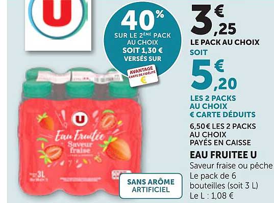 Eau fruitée U