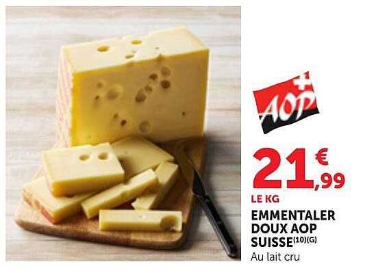 EMMENTALER DOUX AOP SUISSE