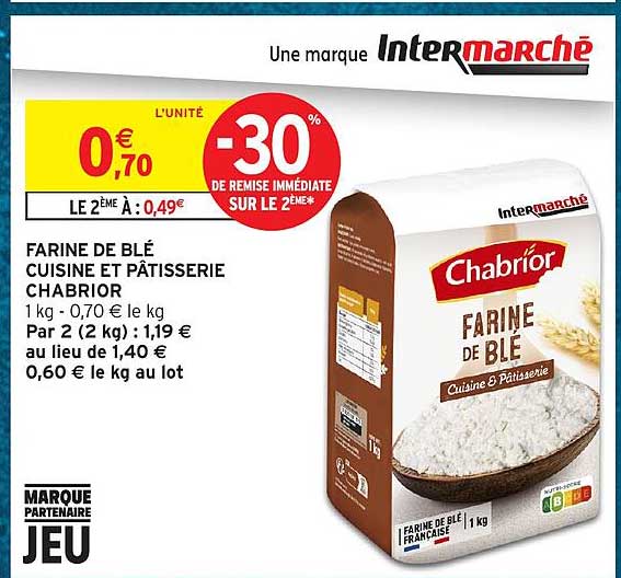 FARINE DE BLÉ CUISINE & PÂTISSERIE CHABRIOR