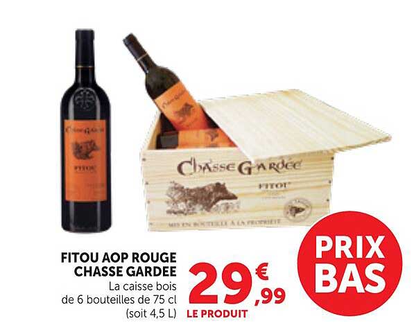 FITOU AOP ROUGE CHASSE GARDÉE