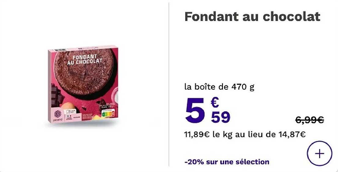 Fondant au chocolat