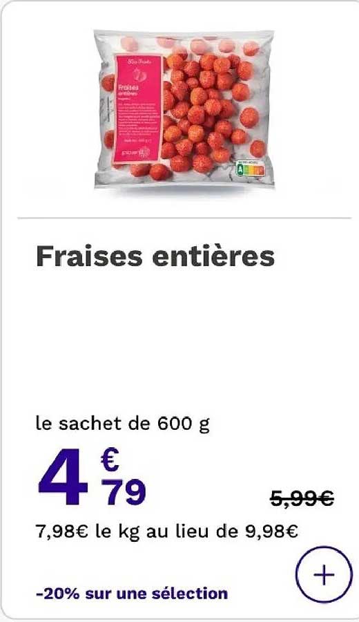 Fraises entières