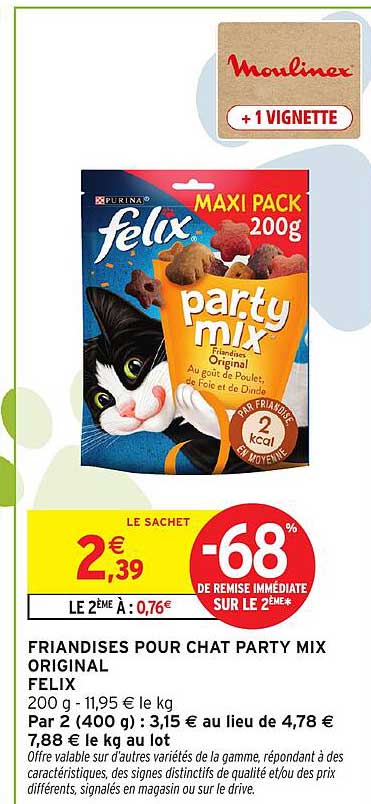 FRIANDISES POUR CHAT PARTY MIX ORIGINAL FELIX
