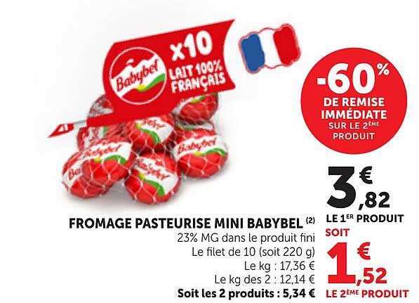 FROMAGE PASTEURISE MINI BABYBEL