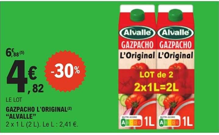 GAZPACHO L'ORIGINAL “ALVALLE”