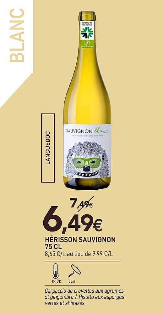 HÉRISSON SAUVIGNON 75 CL