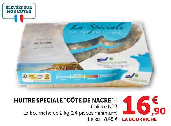 HUITRE SPECIALE "CÔTE DE NACRE"