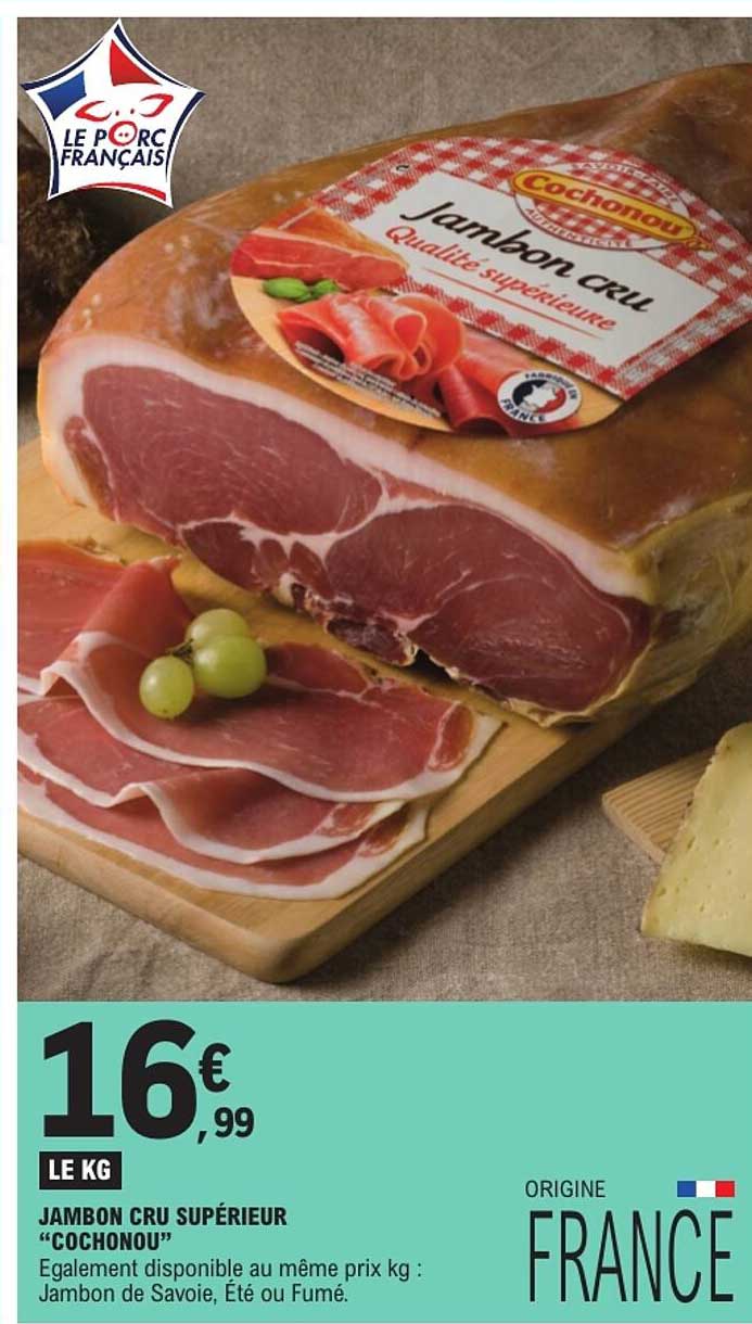 JAMBON CRU SUPÉRIEUR “COCHONOU”
