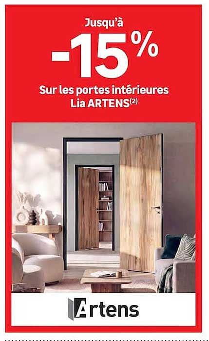 Jusqu'à -15% Sur les portes intérieures Lia ARTENS(2)