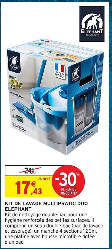 KIT DE LAVAGE MULTIPRATIC DUO ELEPHANT