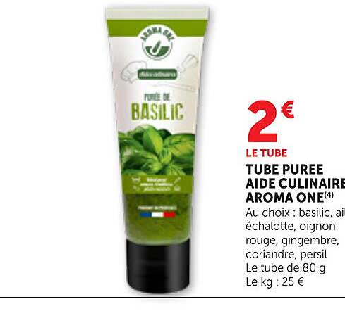 LE TUBE TUBE PUREE AIDE CULINAIRE AROMA ONE(4)