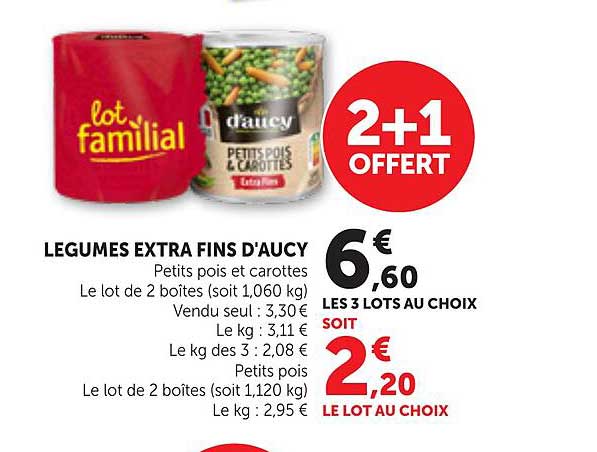 LEGUMES EXTRA FINS D'AUCY