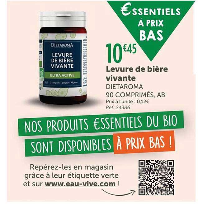 Levure de bière vivante