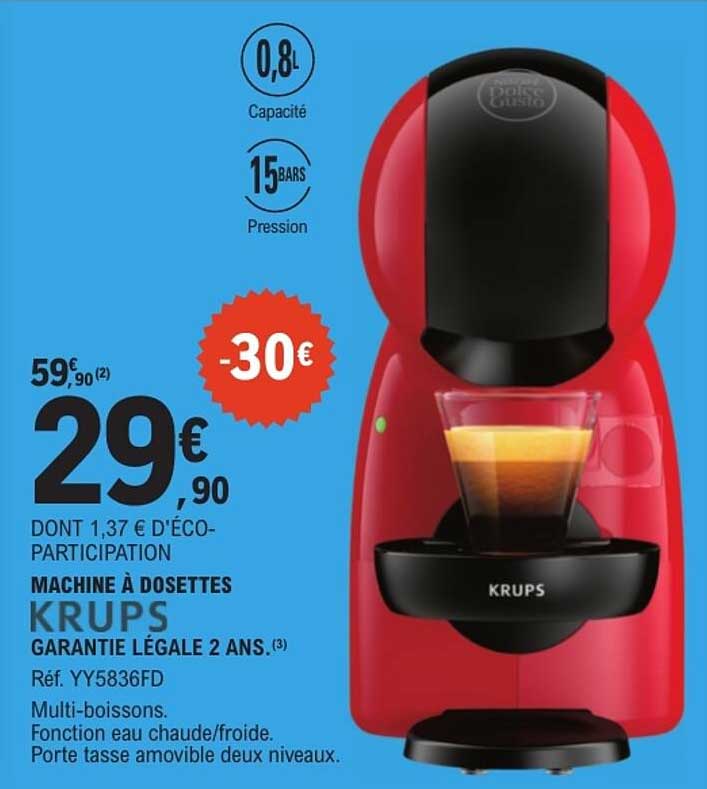 MACHINE À DOSETTES KRUPS