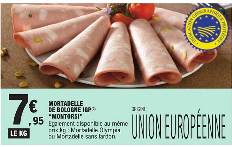 MORTADELLE DE BOLOGNE IGP “MONTORSI”
